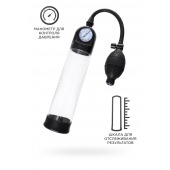 Прозрачная механическая помпа Roald с манометром - Sexus - в Казани купить с доставкой