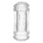 Прозрачный двусторонний мастурбатор Sophia - вагина и анус - Dream Toys - в Казани купить с доставкой