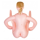 Надувная секс-кукла с реалистичной головой и поднятыми ножками - ToyFa - в Казани купить с доставкой