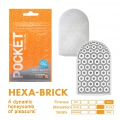 Карманный мастурбатор HEXA-BRICK - Tenga - в Казани купить с доставкой