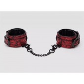 Красно-черные наручники Reversible Faux Leather Wrist Cuffs - Fifty Shades of Grey - купить с доставкой в Казани