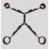 Изысканный набор фиксаций на кровати Reversible Under Mattress Restraint Set - Fifty Shades of Grey - купить с доставкой в Казани