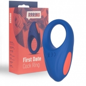Синее эрекционное кольцо RRRING First Date Cock Ring - FeelzToys - в Казани купить с доставкой