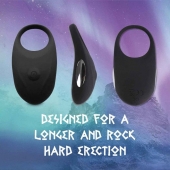 Черное эрекционное виброкольцо Thor Cockring - FeelzToys - в Казани купить с доставкой