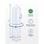 Презервативы MY.SIZE размер 47 - 3 шт. - My.Size - купить с доставкой в Казани