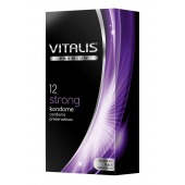 Презервативы с утолщённой стенкой VITALIS PREMIUM strong - 12 шт. - Vitalis - купить с доставкой в Казани