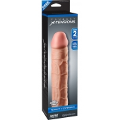 Телесная насадка Fantasy X-tensions Perfect 2  Extension - 20,3 см. - Pipedream - в Казани купить с доставкой