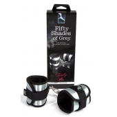 Серо-черные наручники Totally His - Fifty Shades of Grey - купить с доставкой в Казани