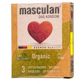 Экологически чистые презервативы Masculan Organic - 3 шт. - Masculan - купить с доставкой в Казани