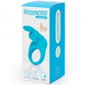 Голубое эрекционное виброкольцо Happy Rabbit Rechargeable Rabbit Cock Ring - Happy Rabbit - в Казани купить с доставкой