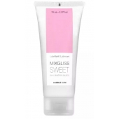 Смазка на водной основе Mixgliss Sweet с ароматом бабл-гам - 70 мл. - Mixgliss - купить с доставкой в Казани
