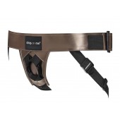 Бронзовый пояс для насадок Curious Harness - Strap-on-me - купить с доставкой в Казани