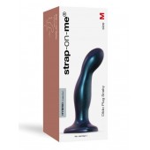 Темно-синяя насадка Strap-On-Me Dildo Plug Snaky size M - Strap-on-me - купить с доставкой в Казани