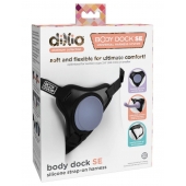 Черные трусики для страпона Body Dock SE на регулируемых ремнях - Pipedream - купить с доставкой в Казани