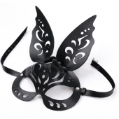 Черная ажурная маска  Зайка  с ушками - Crazy Handmade - купить с доставкой в Казани