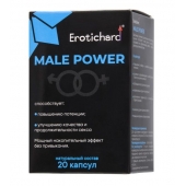 Капсулы для мужчин Erotichard male power - 20 капсул (0,370 гр.) - Erotic Hard - купить с доставкой в Казани