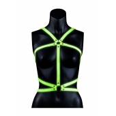 Портупея Body Harness с неоновым эффектом - размер L-XL - Shots Media BV - купить с доставкой в Казани