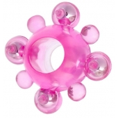 Эрекционное кольцо c бусинками - Toyfa Basic - в Казани купить с доставкой