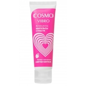 Возбуждающий гель на водно-силиконовой основе Cosmo Vibro с ароматом земляники - 50 гр. - Биоритм - купить с доставкой в Казани