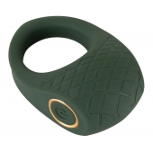 Зеленое эрекционное виброкольцо Luxurious Vibro Cock Ring - Orion - в Казани купить с доставкой