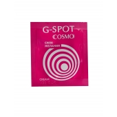 Стимулирующий интимный крем для женщин Cosmo G-spot - 2 гр. - Биоритм - купить с доставкой в Казани