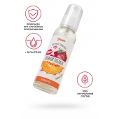 Съедобная гель-смазка Yovee «Двойной соблазн» с Д-пантенолом и вкусом клубники и дыни - 100 мл. - ToyFa - купить с доставкой в Казани