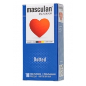 Презервативы с пупырышками Masculan Dotted - 10 шт. - Masculan - купить с доставкой в Казани