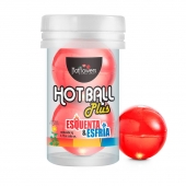 Лубрикант на масляной основе Hot Ball Plus с охлаждающе-разогревающим эффектом (2 шарика по 3 гр.) - HotFlowers - купить с доставкой в Казани