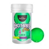Лубрикант на силиконовой основе Hot Ball Plus с покалывающим эффектом (2 шарика по 3 гр.) - HotFlowers - купить с доставкой в Казани