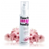 Силиконовый лубрикант 2-в-1 Touch My Body с ароматом вишнёвого цвета - 100 мл. - Love to Love - купить с доставкой в Казани