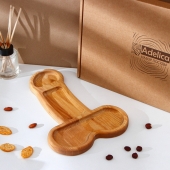 Деревянное блюдо для подачи в форме члена (32,5 х 20 х 1,7 см) - Сима-Ленд - купить с доставкой в Казани