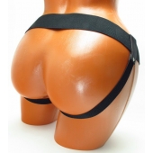Трусики для страпона коричневого цвета - БДСМ Арсенал - купить с доставкой в Казани