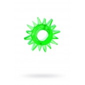 Зеленое эрекционное кольцо-солнце - Toyfa Basic - в Казани купить с доставкой