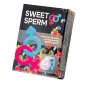Шипучие таблетки для мужчин Sweet Sperm для изменения вкуса спермы (4 шт. по 0,5 гр.) - Капиталпродукт - купить с доставкой в Казани