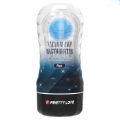 Прозрачный текстурированный мастурбатор Vacuum Cup Masturbator Planet - Baile - в Казани купить с доставкой