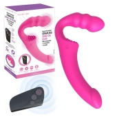 Розовый безремневой страпон Straples Strap-On Dildo - Erokay - купить с доставкой в Казани