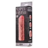Фаллоудлинитель SUPER HERO Dewil - 17,5 см. - Lola Games - в Казани купить с доставкой