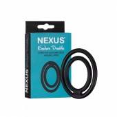 Черное двойное эрекционное кольцо Nexus Enduro Double - Nexus Range - в Казани купить с доставкой