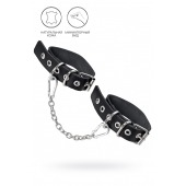 Черные оковы из одного ремешка с люверсами - Pecado - купить с доставкой в Казани