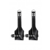 Черные подвесы с белой строчкой - Pecado - купить с доставкой в Казани