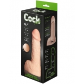 Телесный фаллоудлинитель с мошонкой Cock Next - 17 см. - LOVETOY (А-Полимер) - в Казани купить с доставкой