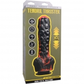 Черно-красная мини-машина на присоске Tendril Thruster - 21,6 см. - Doc Johnson - купить с доставкой в Казани