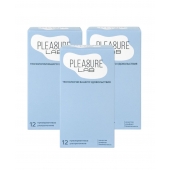 Набор из 3 упаковок ультратонких презервативов Pleasure Lab (по 12 шт.) - Pleasure Lab - купить с доставкой в Казани