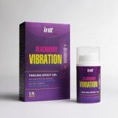 Стимулирующий гель с эффектом вибрации Blackberry Vibration - 15 мл. - INTT - купить с доставкой в Казани