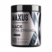 Черные утолщенные презервативы MAXUS Extra Strong с железным кейсом - 15 шт. - Maxus - купить с доставкой в Казани