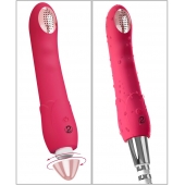 Малиновая насадка на душ с вибрацией Showers to orgasm - 20,1 см. - Orion - купить с доставкой в Казани