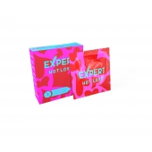 Презервативы с разогревающим эффектом Expert Hot Love - 3 шт. - Expert - купить с доставкой в Казани