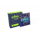 Светящиеся в темноте презервативы Expert Neon - 3 шт. - Expert - купить с доставкой в Казани