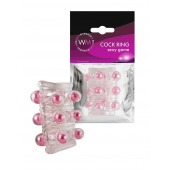 Прозрачная сквозная насадка на пенис с цветными шариками - Erowoman-Eroman - в Казани купить с доставкой