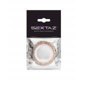 Эрекционное кольцо с бежевыми «ресничками» - Sextaz - в Казани купить с доставкой